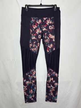 Jockey Stretch Purple Performance Moisture Wicking Leggings